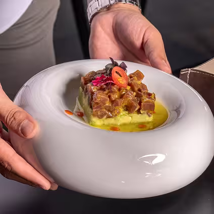 Imagen plato de comida en restaurante de Soco